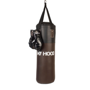 My Hood - Boksepude retro med handsker - 10 kg - 4-12 år
