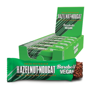 Barebells Vegan Protein Bar - Hazelnut & Nougat (12x 55g) - Proteinbarer