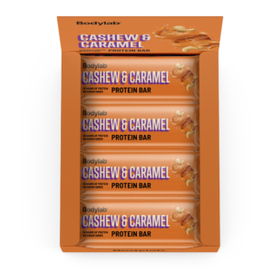 Bodylab Protein Bar - Cashew & Caramel (12x55g) - Proteinbarer