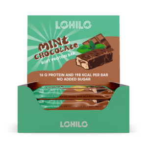 Lohilo Protein Bar - Mint Chocolate Chip (12x 55g) - Proteinbarer
