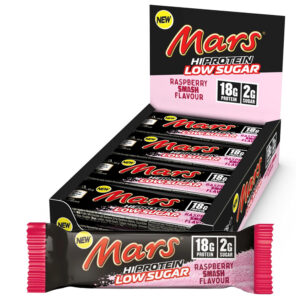 Mars Hi Protein Bar Low Sugar - Raspberry Smash (12x 55g) - Proteinbarer
