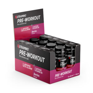 Nutramino Pre-Workout Shot - Berries (12x 60ml) - Energi
