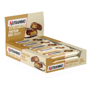 Nutramino Protein Bar - Crispy Vanilla & Caramel (12x55g) - Proteinbarer