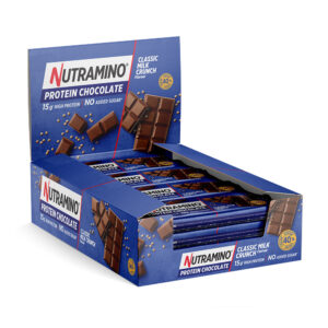 Nutramino Protein Chocolate Bar - Classic Milk Crunch (10x 50g) - Proteinbarer