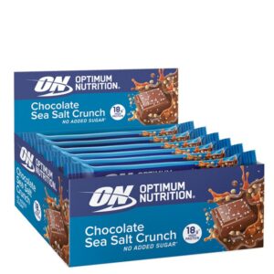 Optimum Nutrition Protein Bar - Chocolate Sea Salt Crunch (10x 55g) - Proteinbarer