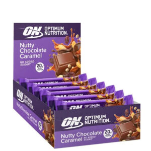 Optimum Nutrition Protein Bar - Nutty Chocolate Caramel (10x 70g) - Proteinbarer