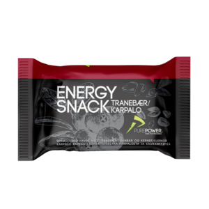 PurePower Energy Snack - Tranebær - 60 gram.