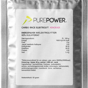 Purepower Energy Drink Raspberry - 50g