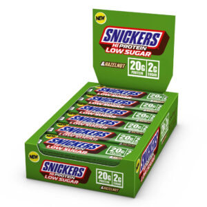 Snickers Hi Protein Bar Low Sugar - Hazelnut Milk Chocolate (12x 57g) - Proteinbarer