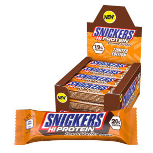 Snickers Hi Protein Bar - Peanut Butter (12x57g) - Proteinbarer