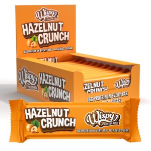 Wispy Protein Bar - Hazelnut Crunch (10x 55g) - Proteinbarer