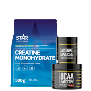 Ydeevnepakke: Kreatin + BCAA + Arginin