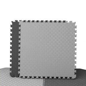 Odin Floor Guards Fitnessgulv 1000x1000x20 mm Grå/Sort
