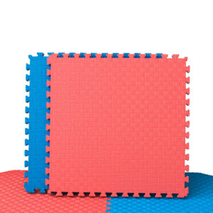 Odin Floor Guards Fitnessgulv 1000x1000x40 mm Rød/Blå
