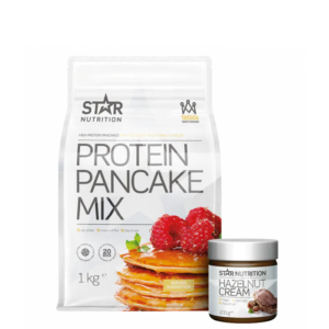 Proteinpandekager 1 kg + Protein Hasselnøddecreme 200 g