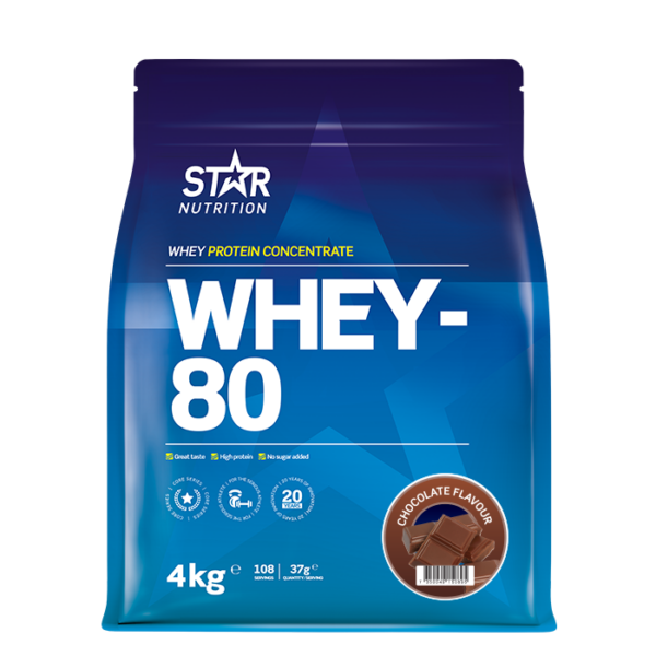 Whey-80 Valleprotein 4 kg