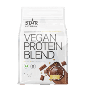 Vegan Protein Blend, Chocolate Peanut, 1 kg, Kort datum