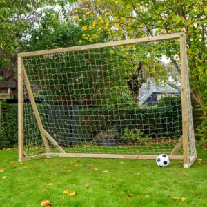 Håndboldmål i TRÆ - FRI FRAGT - 300 cm x 200 cm med net - KRAFTIG KVALITET - HURTIG LEVERING