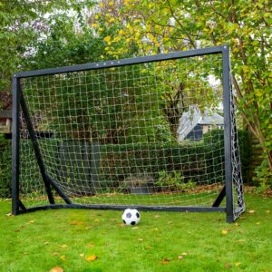 Håndboldmål i TRÆ - FRI FRAGT - 300 cm x 200 cm med net i SORT - KRAFTIG KVALITET - HURTIG LEVERING