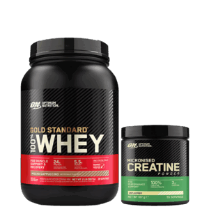 100% Whey Gold Mocha Cappuccino 908 g + Kreatin 187 g