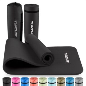 Tunturi NBR Træningsmåtte 1,5 cm. - Sort