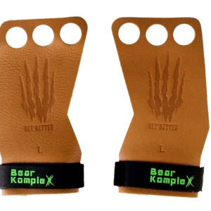 Bear KompleX Læder Grips Tan - 3 Hole str. L