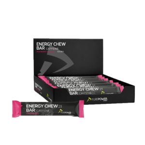 Energy Chew Bar Koffein Hindbær 12 x 30 g