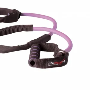 LMX. Training Tube Træningselastik Level 5 Purple træningselastik med håndtag 122 cm